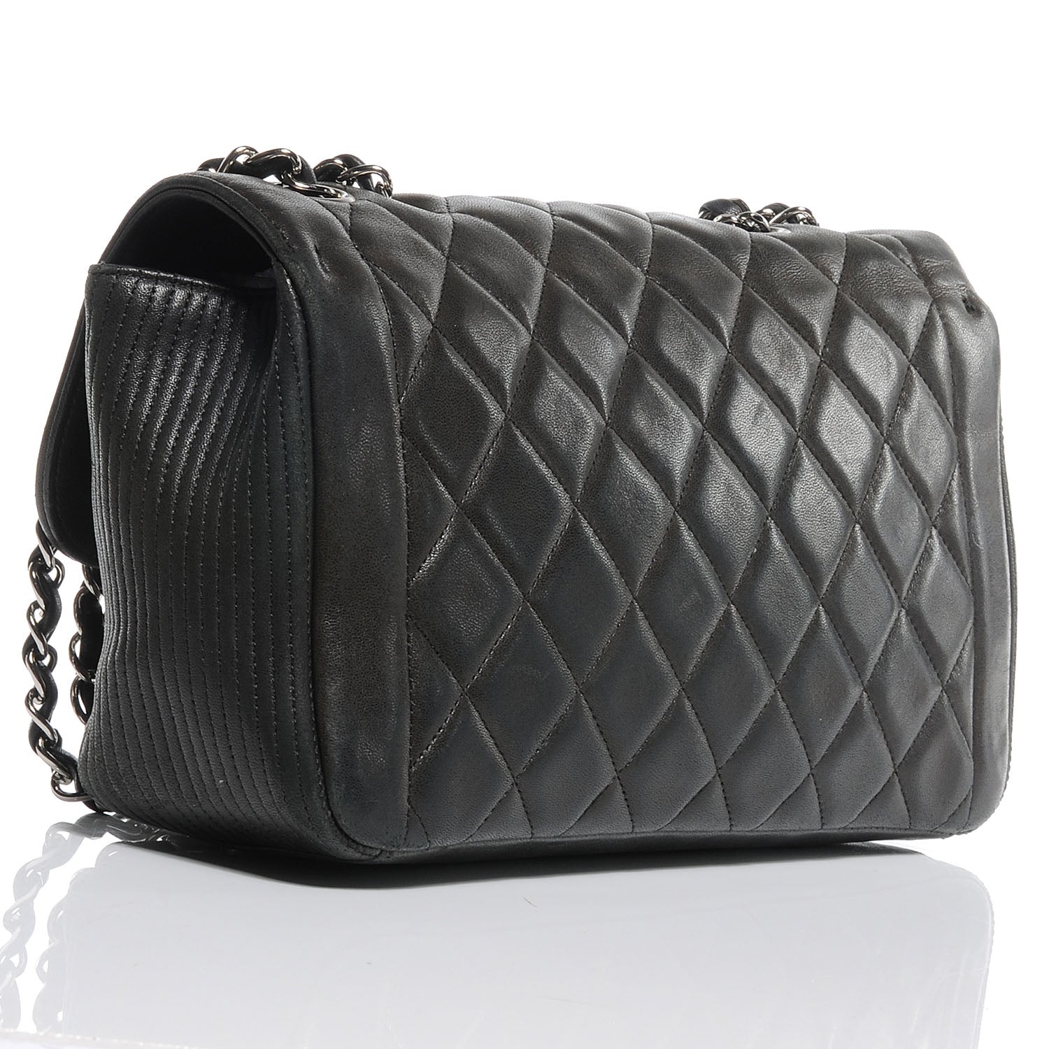 Chanel Lambskin Medium Coco Rider Flap Black 3 of 12