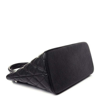 Chanel Caviar Quilted Medallion Tote Black 4 of 10