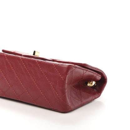 Chanel Aged Calfskin Quilted 2.55 Reissue Mini Flap Red 8 of 11