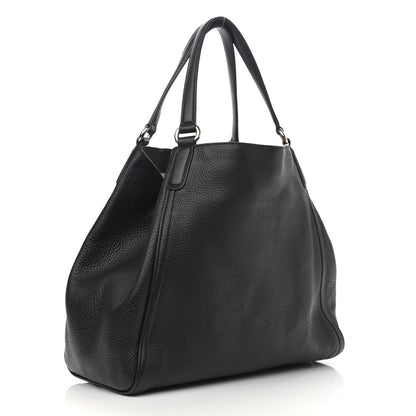Gucci Pebbled Calfskin Medium Soho Shoulder Bag Black 3 of 10