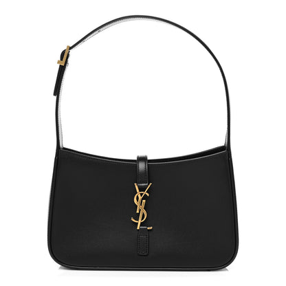 Saint Laurent Smooth Calfskin Le 5 A 7 Hobo Black 1 of 7