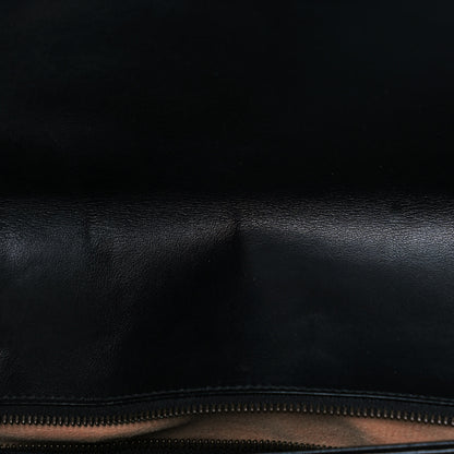 Gucci Calfskin Matelasse Large GG Marmont Shoulder Bag Black 12 of 14