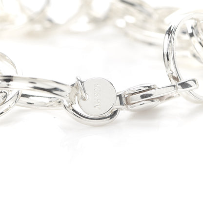 Tiffany Sterling Silver 1837 Interlocking Circles Bracelet 6 of 7