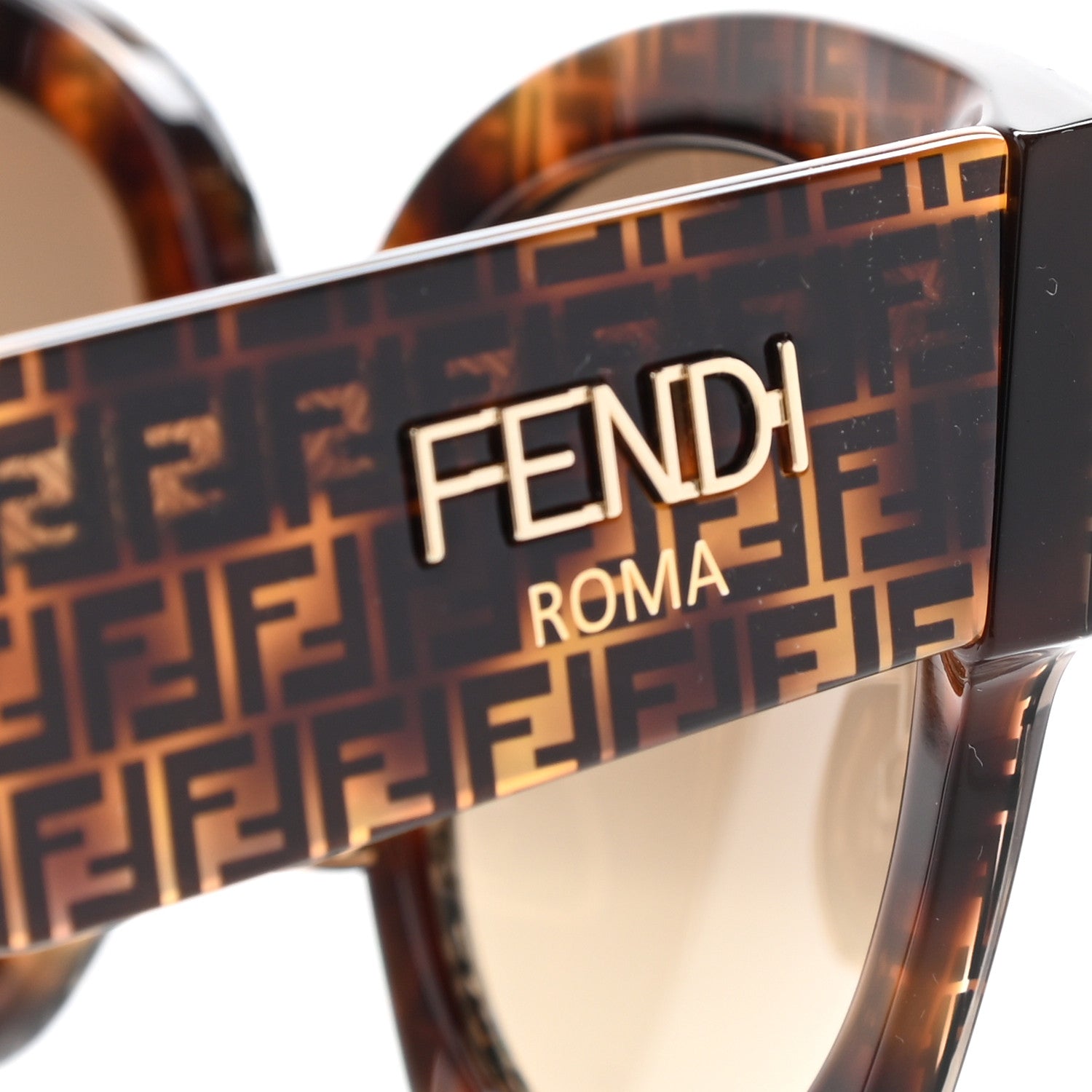 Fendi Acetate FF Sunglasses FF 0458/G/S Havana 5 of 8