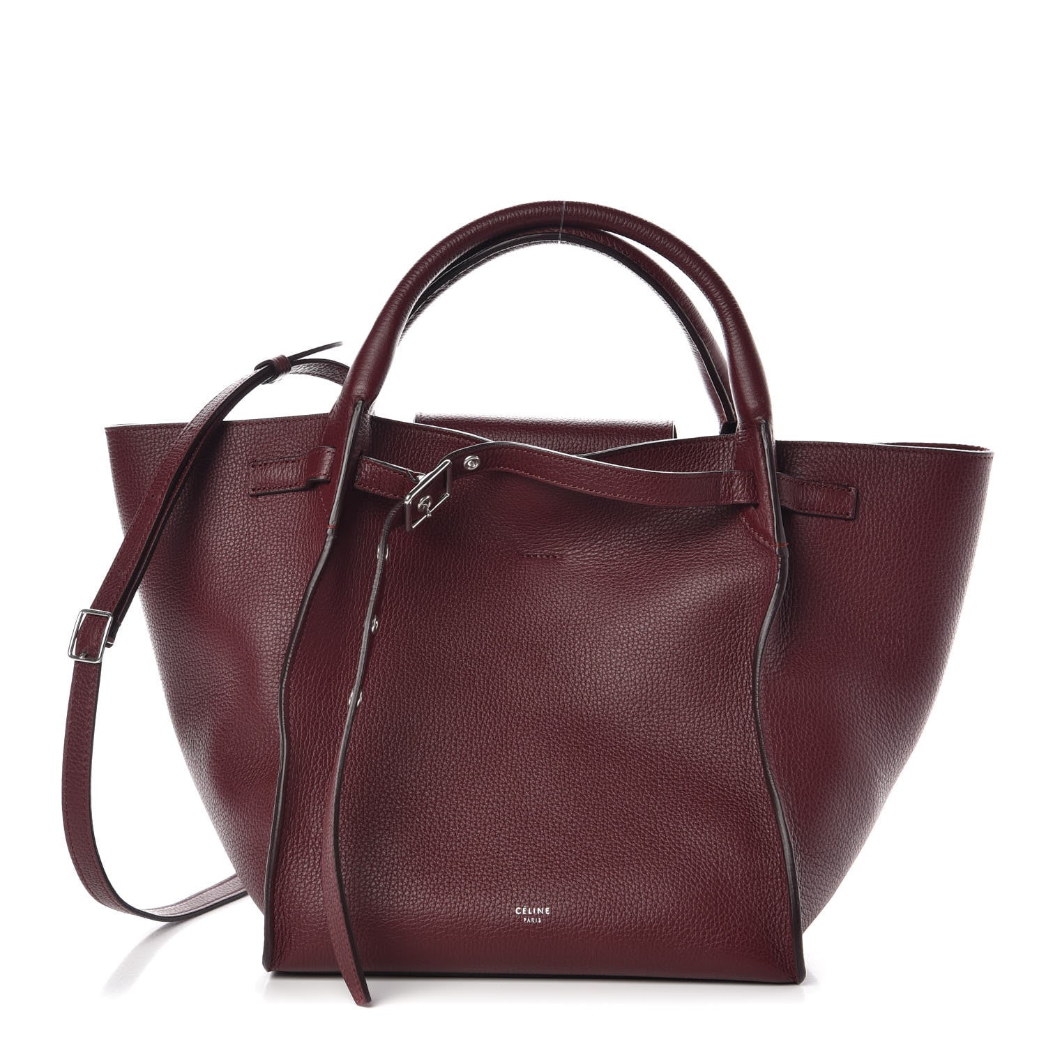 Celine Supple Grained Calfskin Small Big Bag Wine 1 of 8