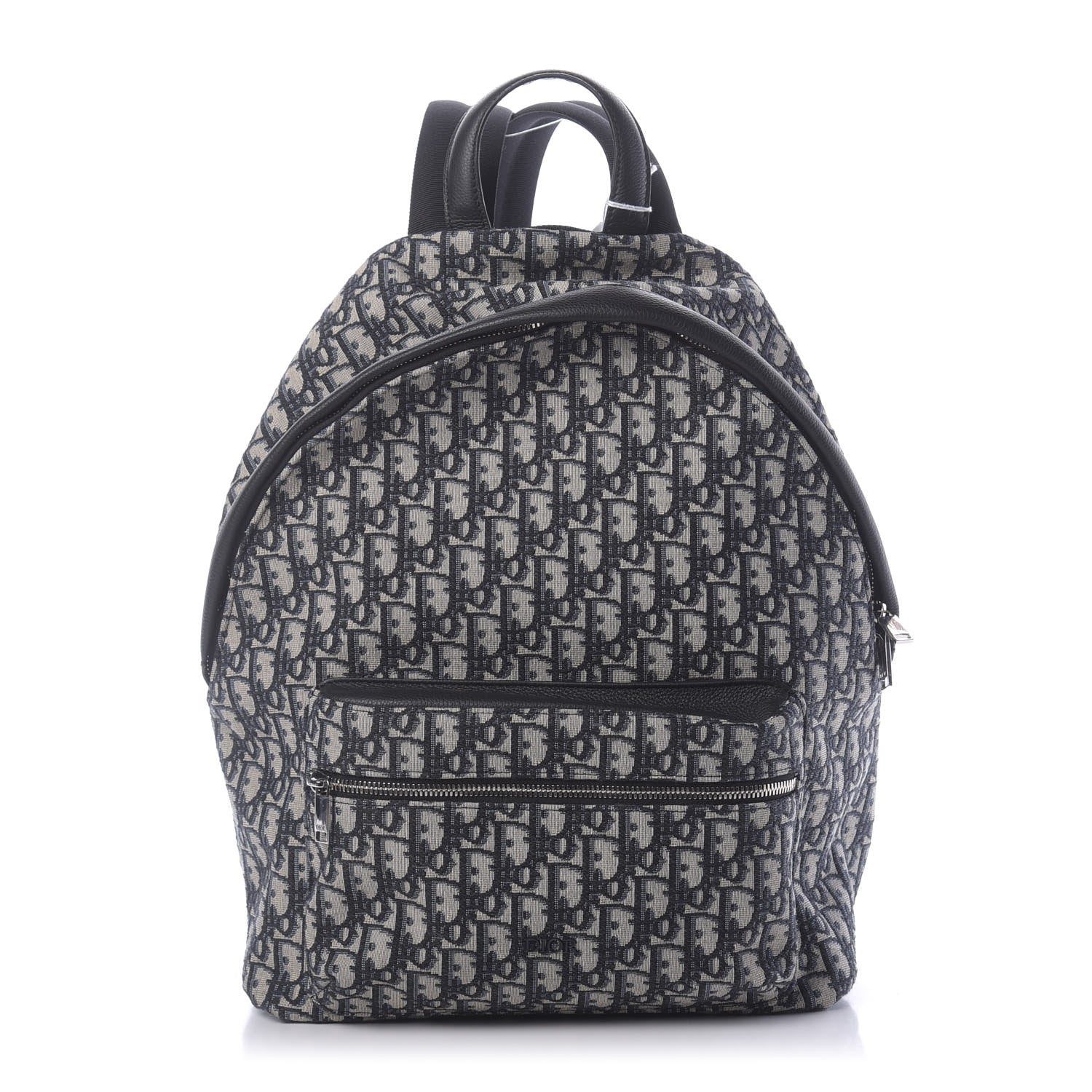 Christian Dior Oblique Calfskin Rider Backpack Beige Black 1 of 9
