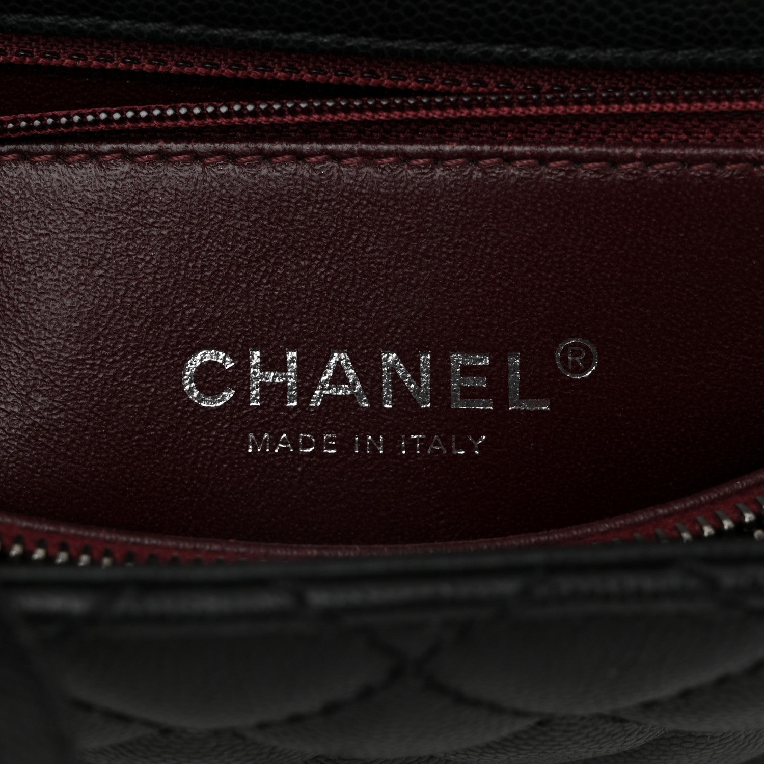 Chanel Caviar Lizard Quilted Large Coco Handle Flap Grey 6 of 10