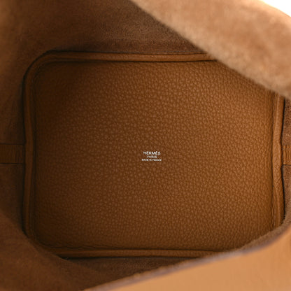 Hermes Taurillon Clemence Picotin Lock 22 MM Biscuit 5 of 8