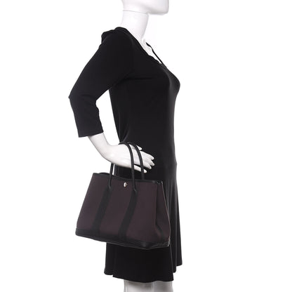 Hermes Toile Negonda Garden Party 30 TPM Prunoir Black 2 of 10