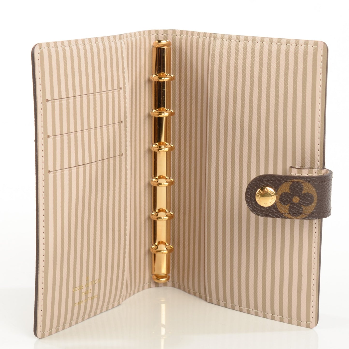 Monogram Trunks and Locks Small Ring Agenda Cover