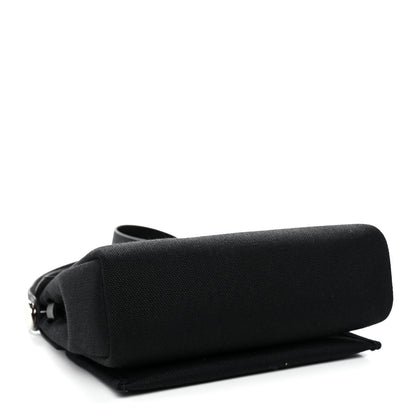 Hermes Military Toile Vache Hunter Herbag Zip Retourne 20 Black 4 of 10