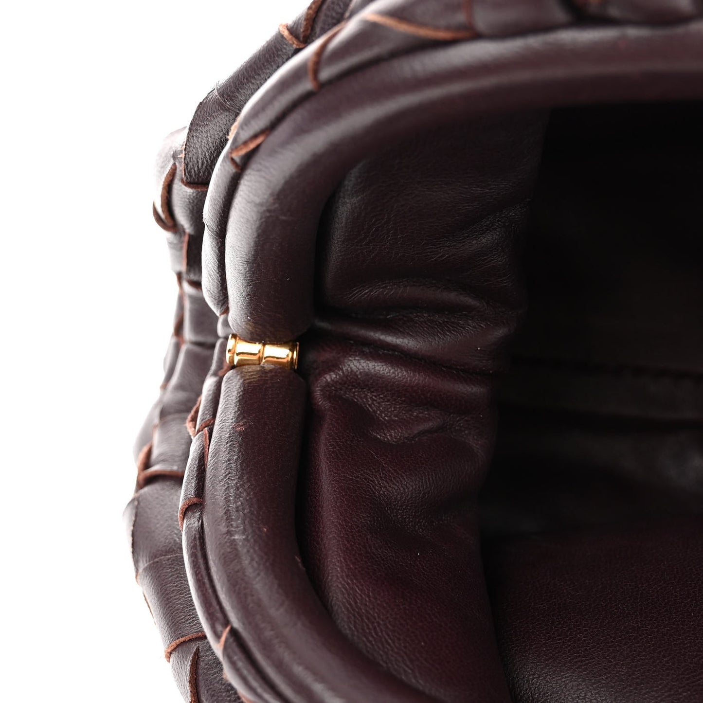 Nappa Intrecciato The Mini Pouch Grape