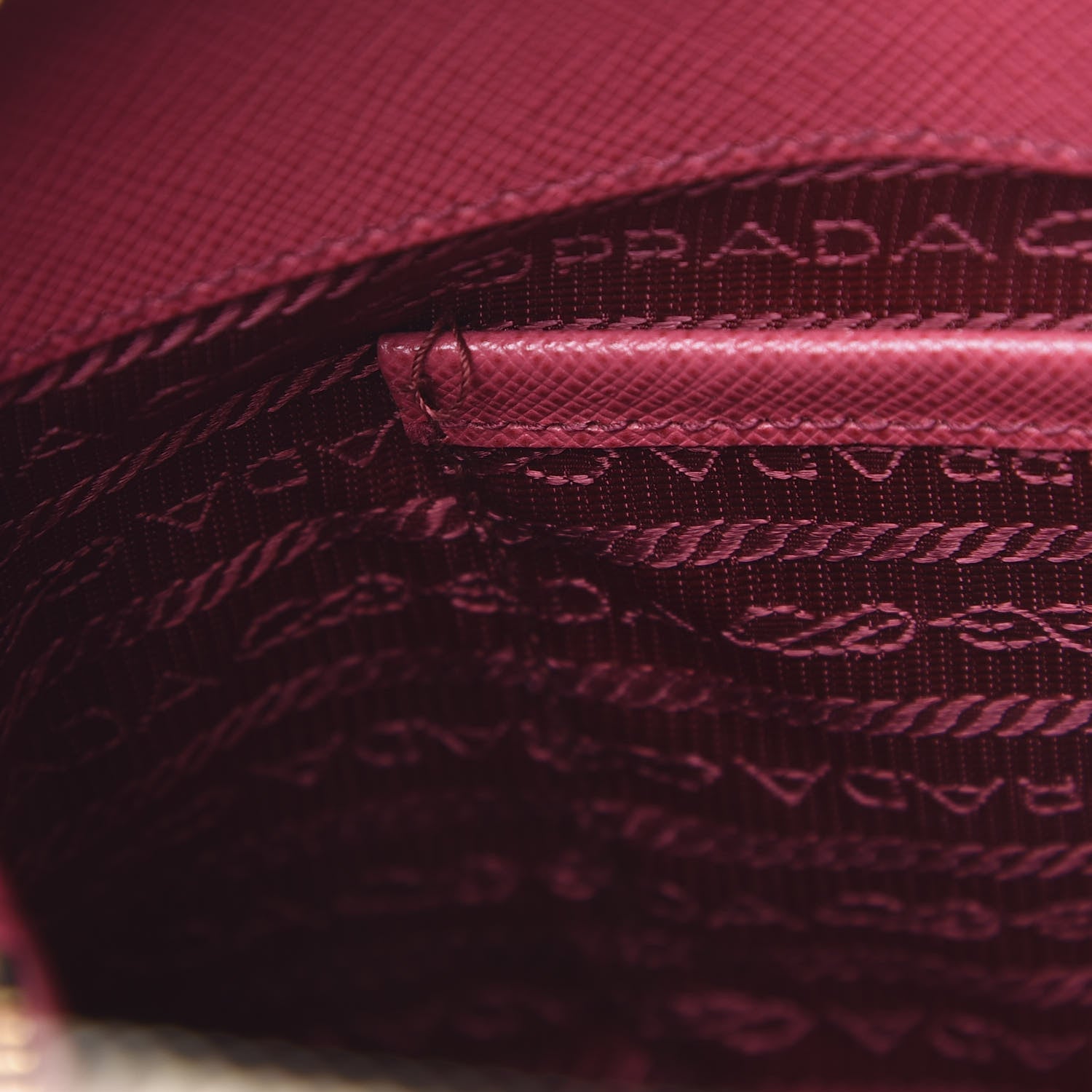 Prada Saffiano Lux Medium Promenade Tote Peonia 14 of 17