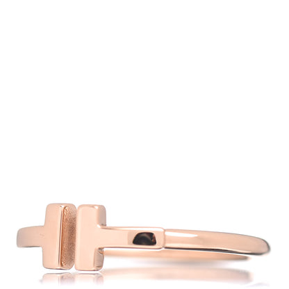 Tiffany 18K Rose Gold T Wire Ring 56 7.5 3 of 5