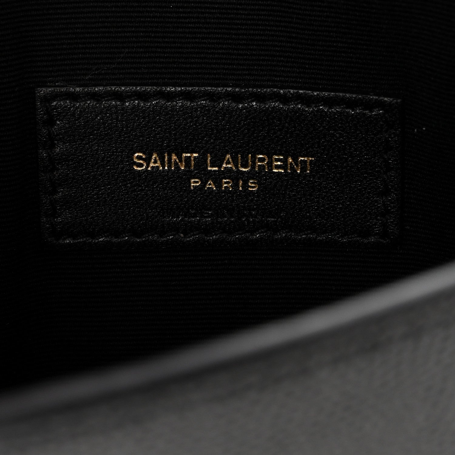 Saint Laurent Grain De Poudre Uptown Pouch Black 6 of 10