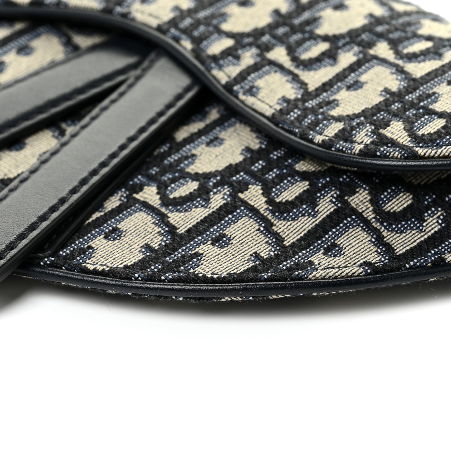 Oblique Saddle Belt Bag Blue