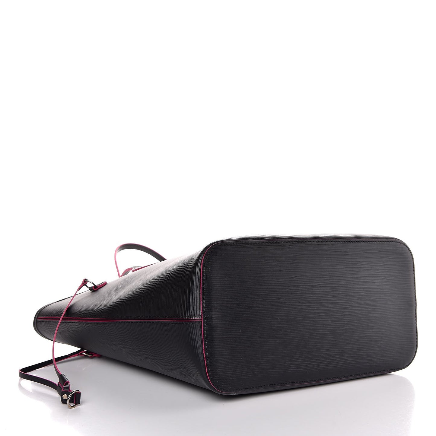 Epi Neverfull MM Black Hot Pink