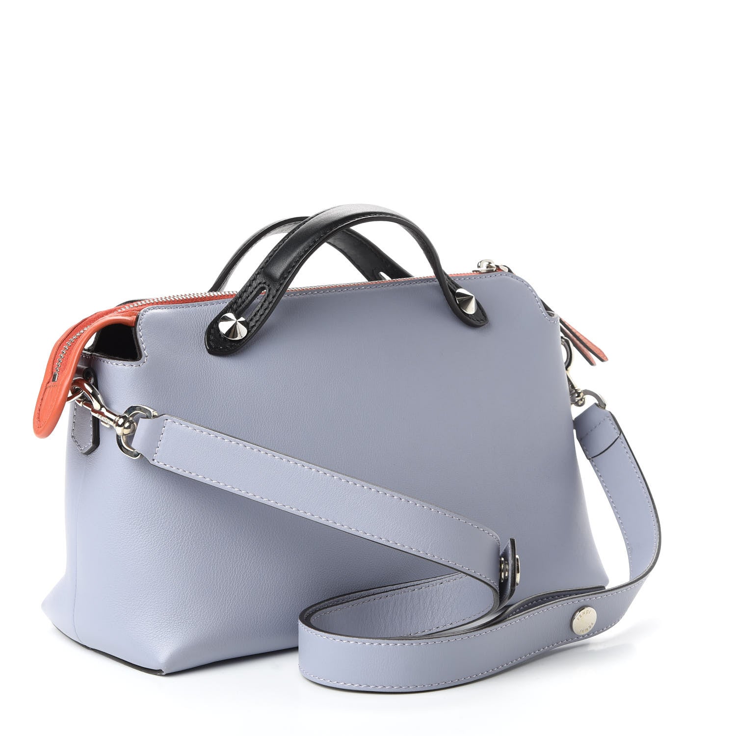 Fendi Vitello Dolce 4 Color Medium By The Way Boston Bag Lilla Multicolor 3 of 10