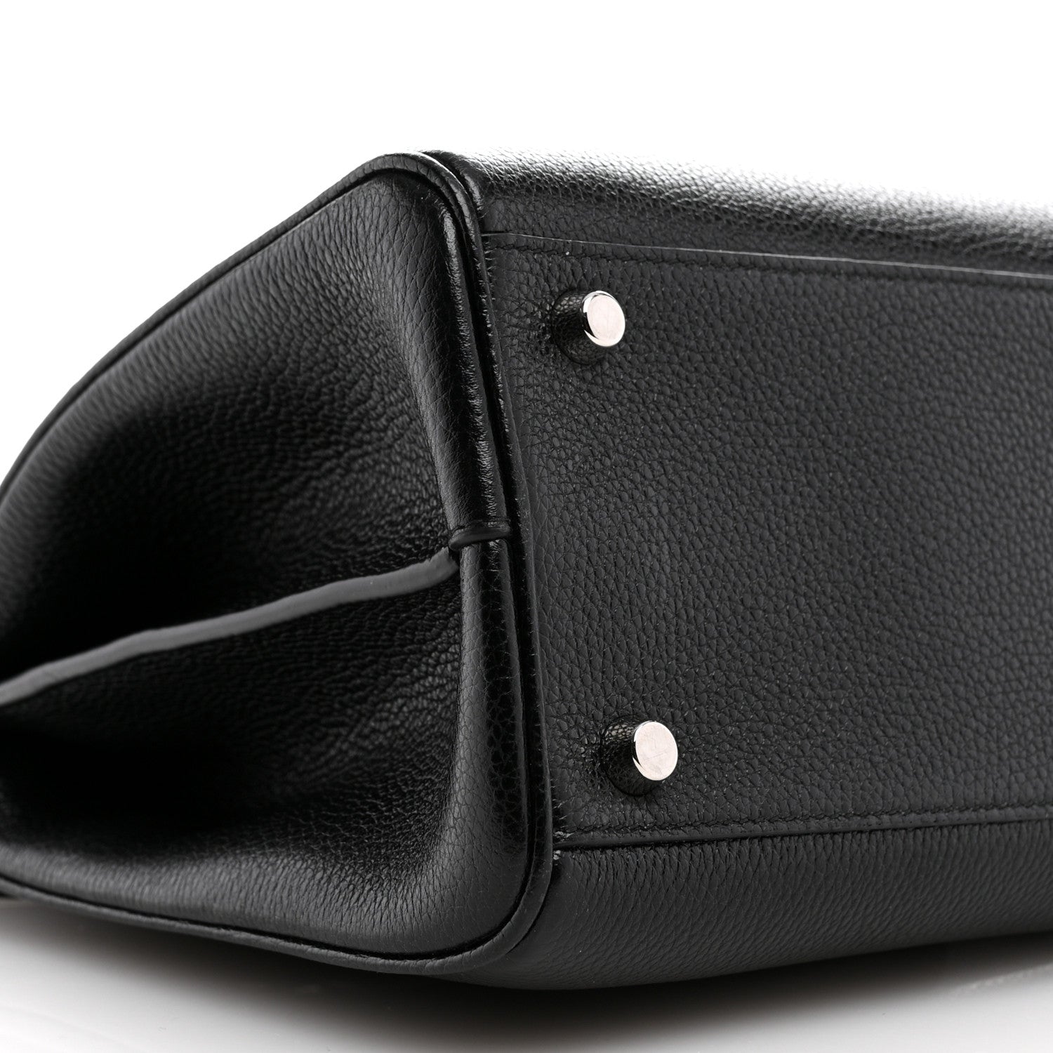 Gucci Grainy Calfskin Small Zumi Top Handle Bag Black 9 of 13