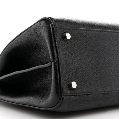 Gucci Grainy Calfskin Small Zumi Top Handle Bag Black 9 of 13