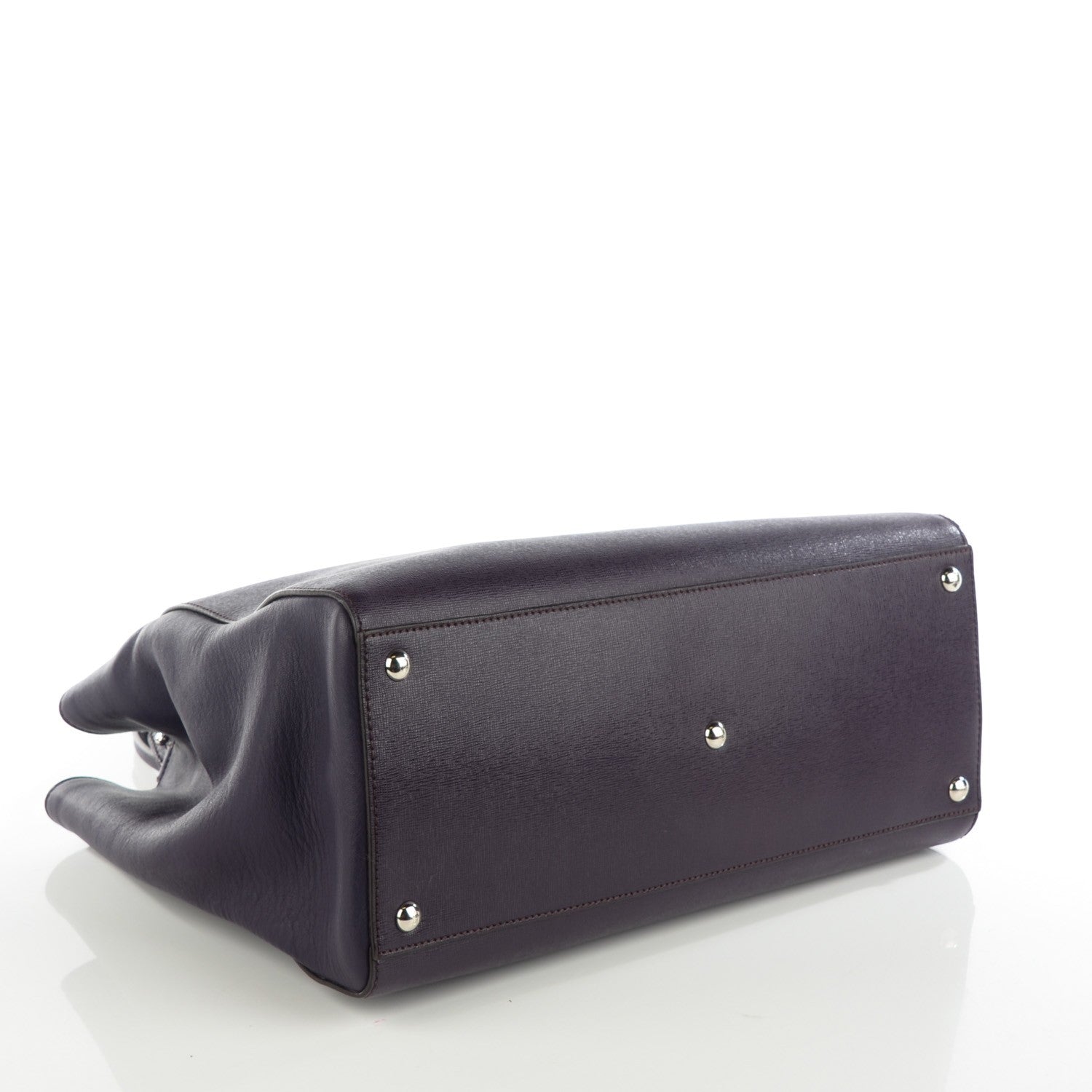 Fendi Vitello Elite Regular 2Jours Tote Ametista 4 of 8