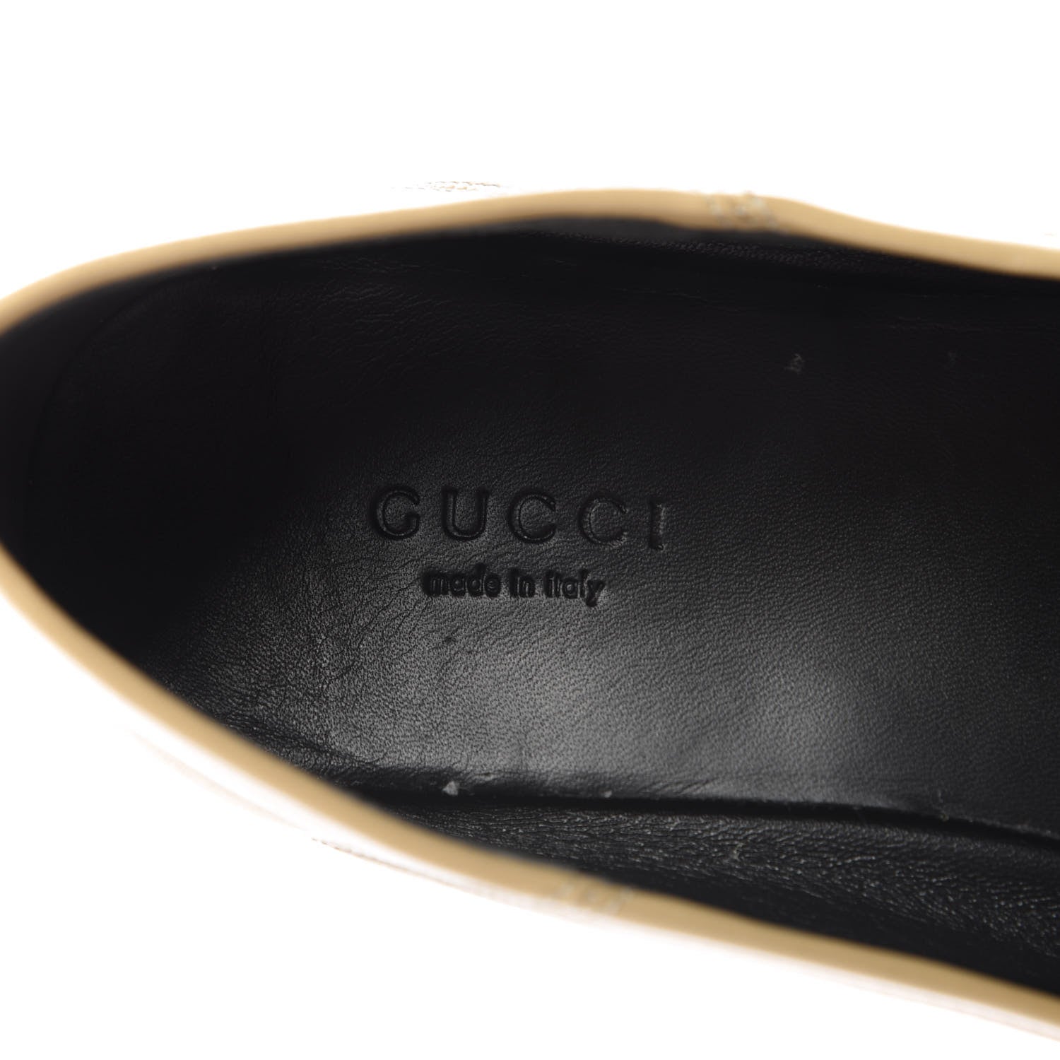 Gucci Lambskin Womens Brixton Horsebit Loafers 40 Wheat 7 of 9