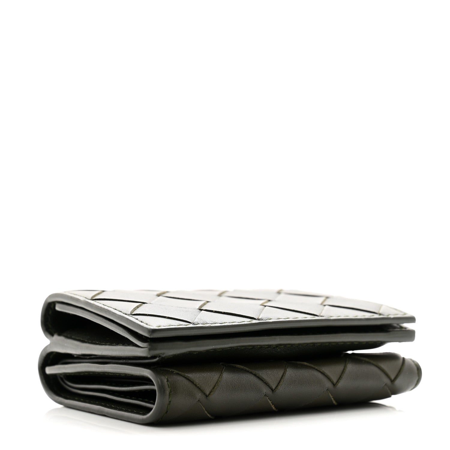 Bottega Veneta Nappa Intrecciato Trifold Wallet Camping 4 of 9