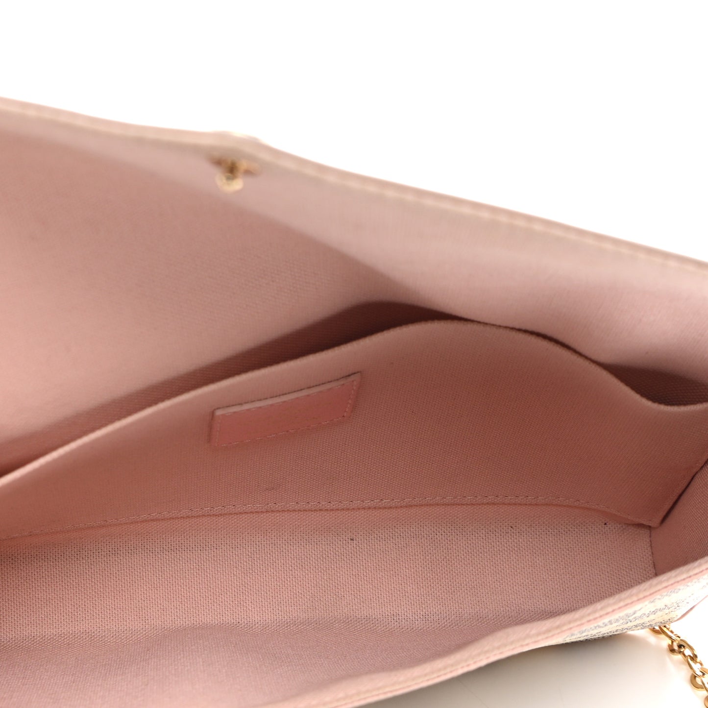 Damier Azur Calfskin Pochette Felicie Eau De Rose
