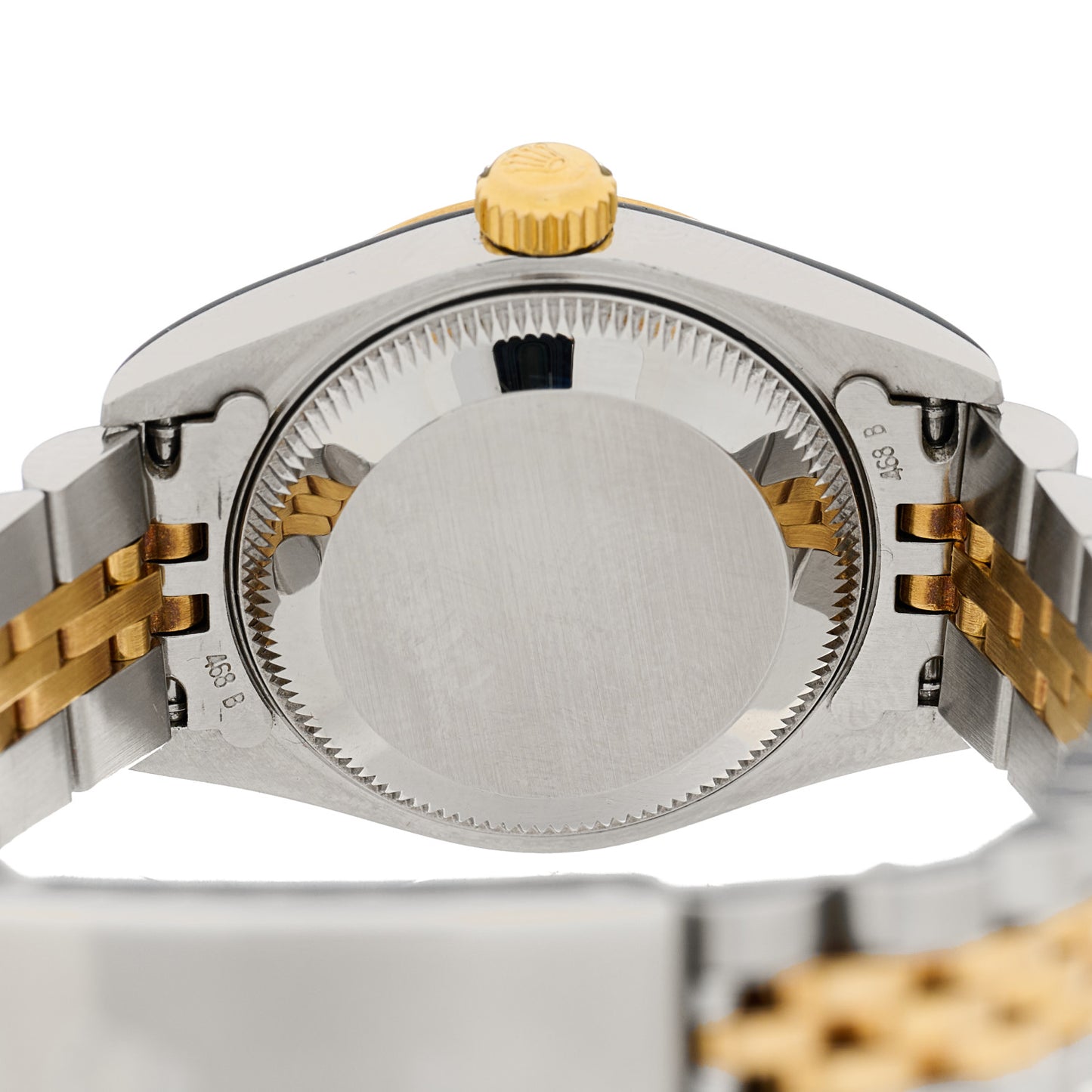 Stainless Steel 18K Yellow Gold 26mm Oyster Perpetual Datejust Watch Black 79173