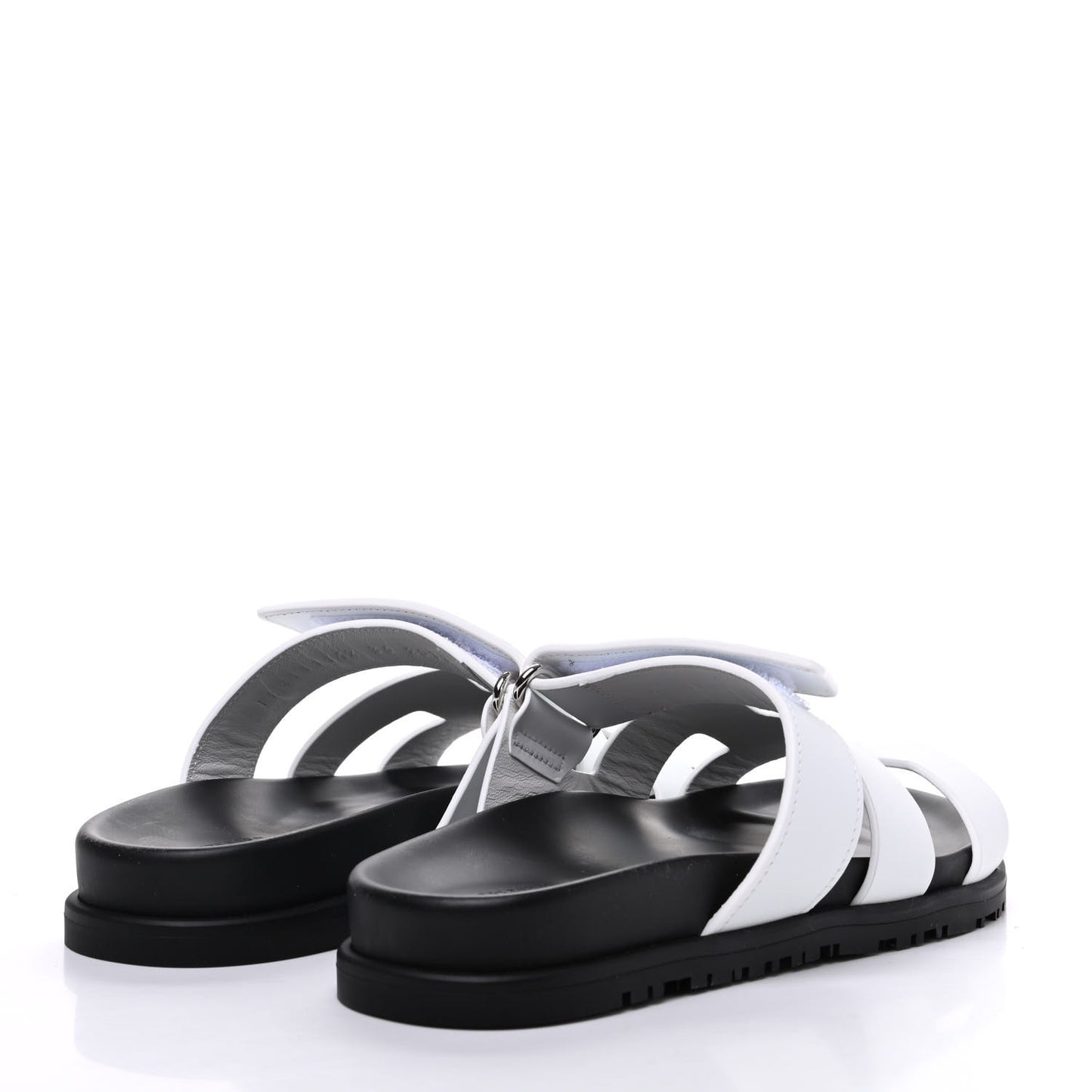 Calfskin Womens Chypre Sandals 36 White