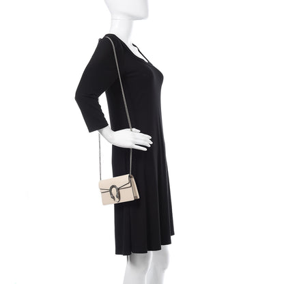 Gucci Dollar Calfskin Crystal Super Mini Dionysus Shoulder Bag Mystic White Black Diamond 2 of 12
