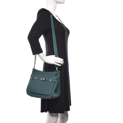 Hermes Taurillon Clemence Jypsiere 28 Malachite 2 of 11