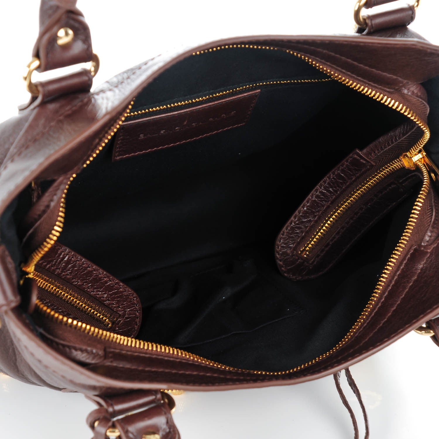 Balenciaga Agneau Giant 12 Gold Hardware Town Cigare Fonce 5 of 7