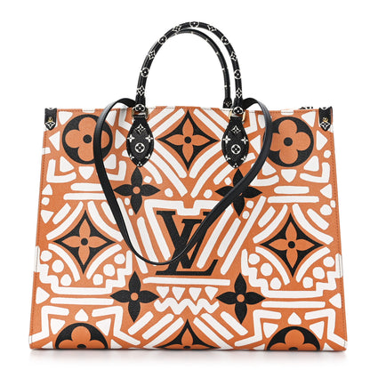 Louis Vuitton Monogram Giant Crafty Onthego GM Crème Caramel 1 of 8