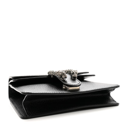 Gucci Calfskin Mini Dionysus Shoulder Bag Black 4 of 12