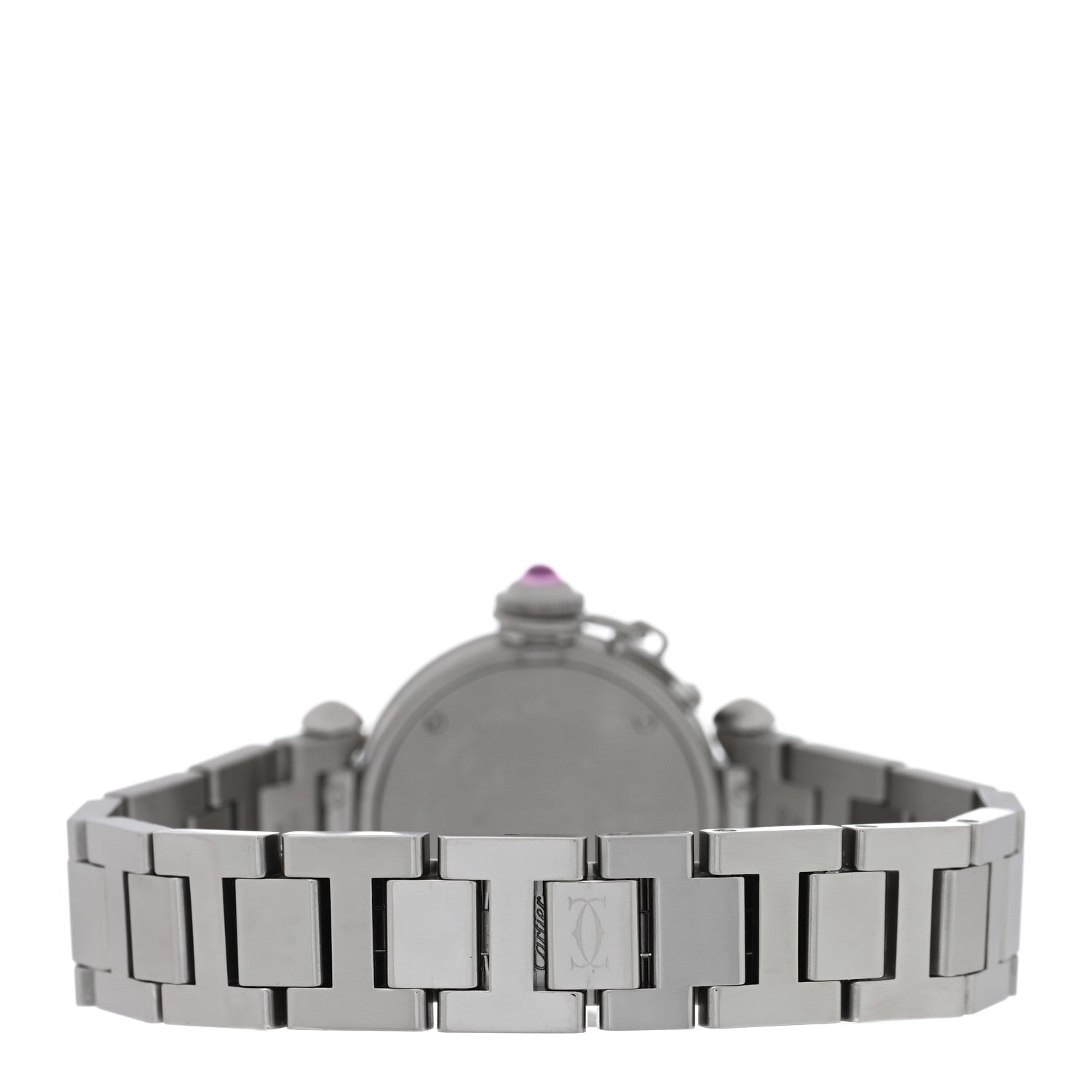 Cartier Stainless Steel 27mm Miss Pasha Quartz Watch Pink 3 of 4
