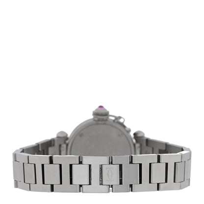 Cartier Stainless Steel 27mm Miss Pasha Quartz Watch Pink 3 of 4