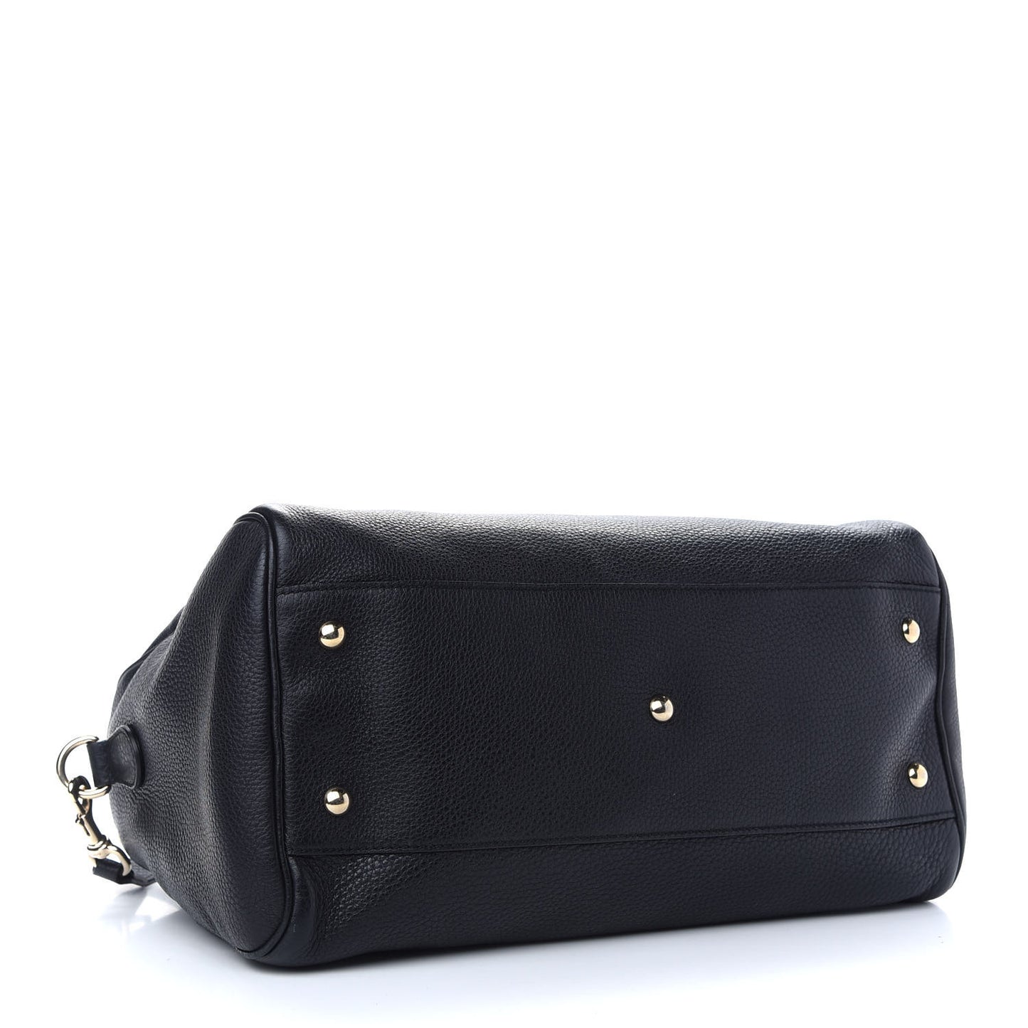 Calfskin Bamboo Medium Shopper Boston Black
