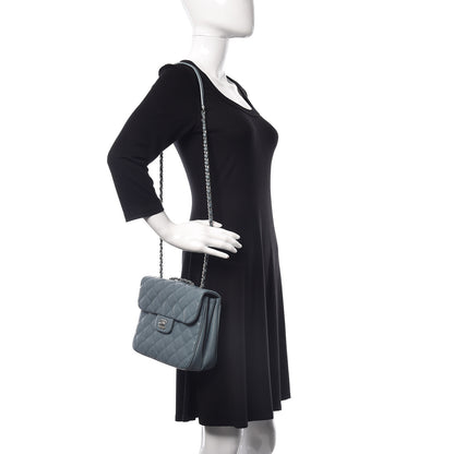 Chanel Caviar Quilted Medium Urban Companion Flap Blue 2 of 10