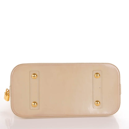 Louis Vuitton Vernis Alma PM Blanc Corail 5 of 10