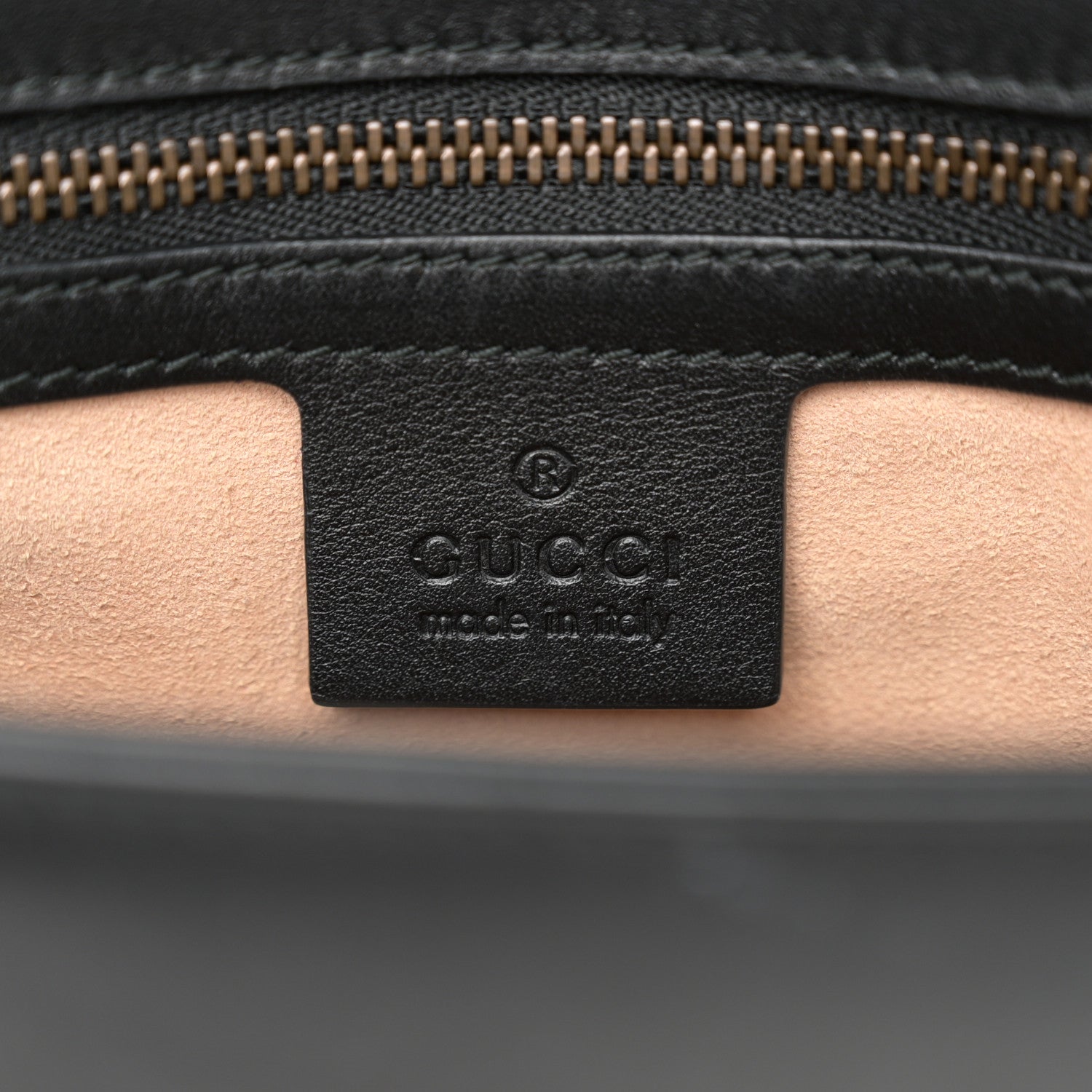 Gucci Calfskin Matelasse Medium GG Marmont Shoulder Bag Black 6 of 12