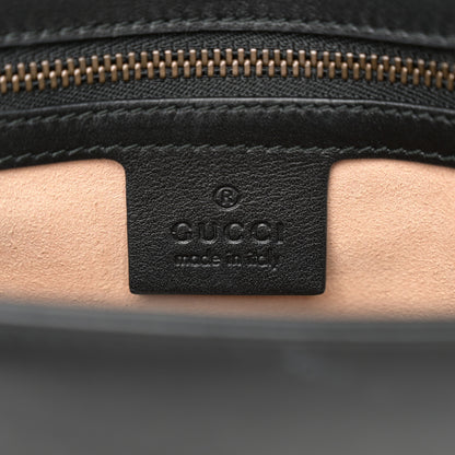 Gucci Calfskin Matelasse Medium GG Marmont Shoulder Bag Black 6 of 12