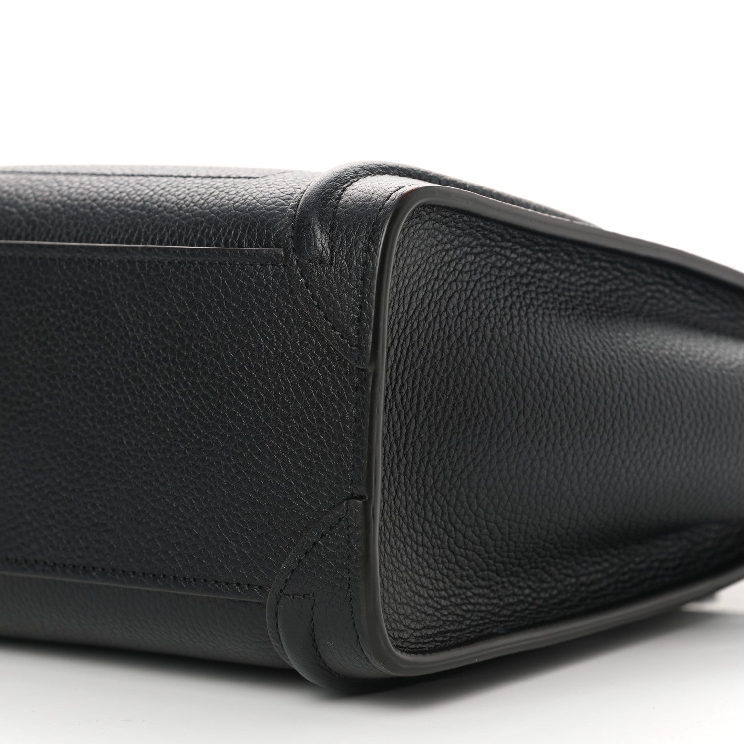 Celine Drummed Calfskin Nano Luggage Black 10 of 12