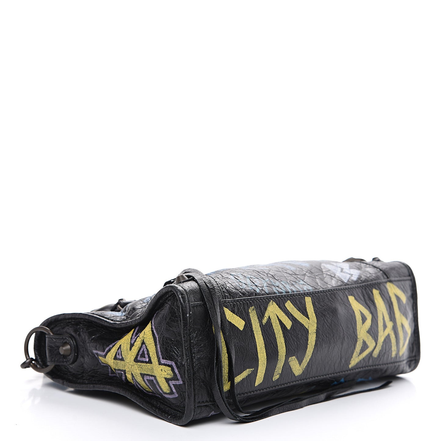 Agneau Graffiti All Over Classic Hardware S City Black Multicolor