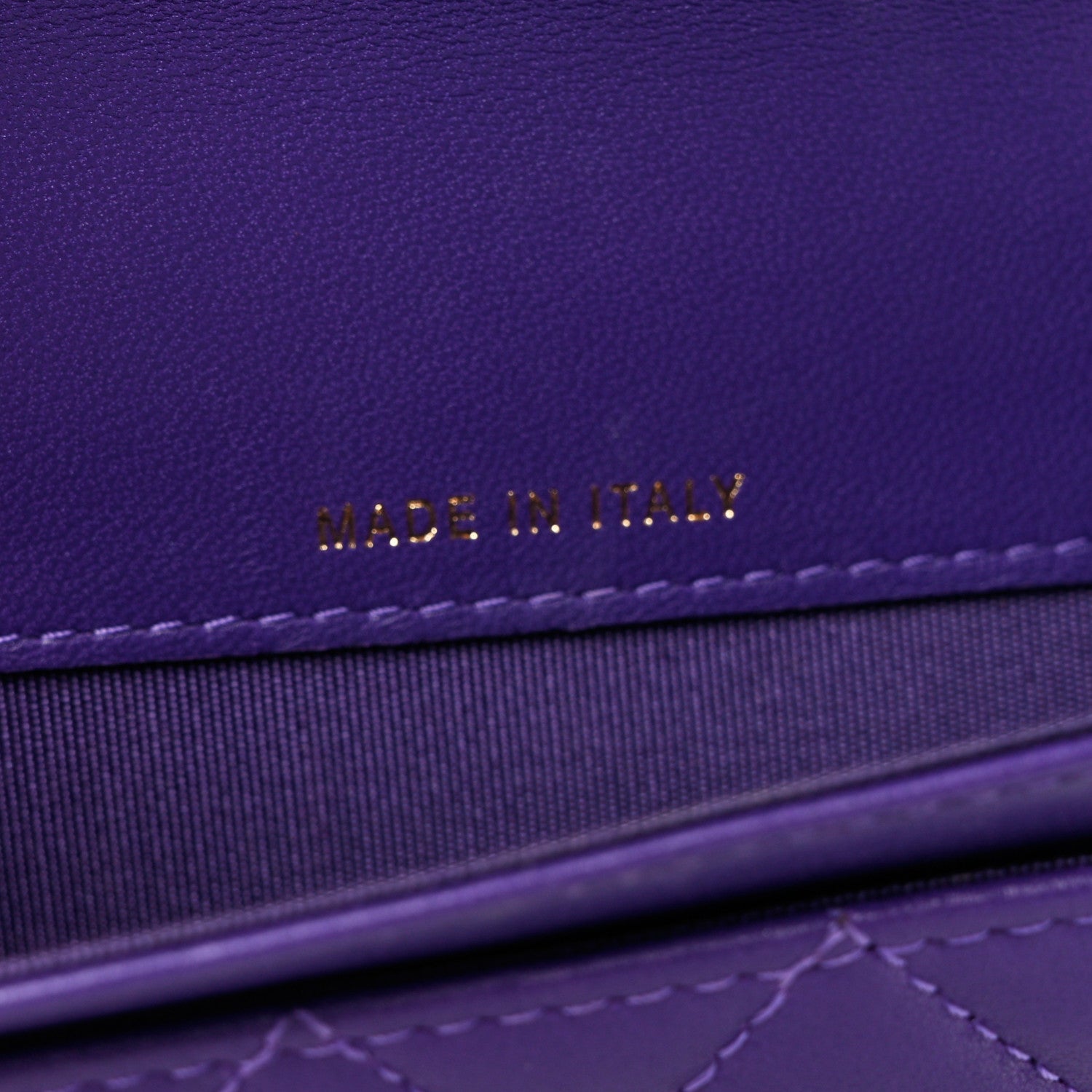 Chanel Lambskin Quilted Boy Flap Card Holder Purple 6 of 9