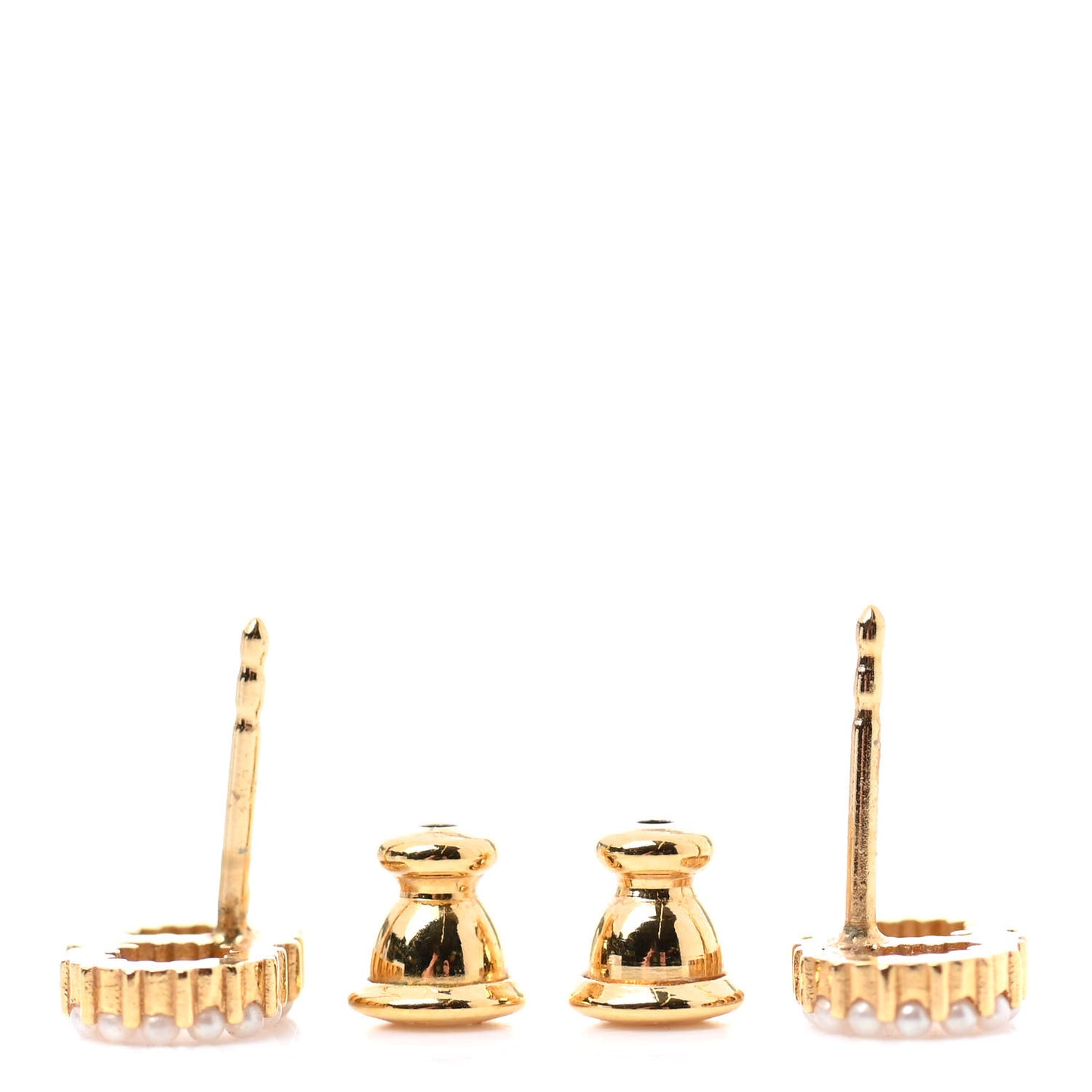 Pearl Clair D Lune Earrings Gold