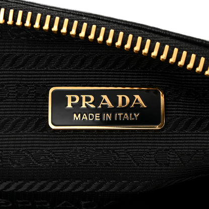 Prada Soft Lux Calfskin Re-Edition 2002 Shoulder Bag Black 6 of 11
