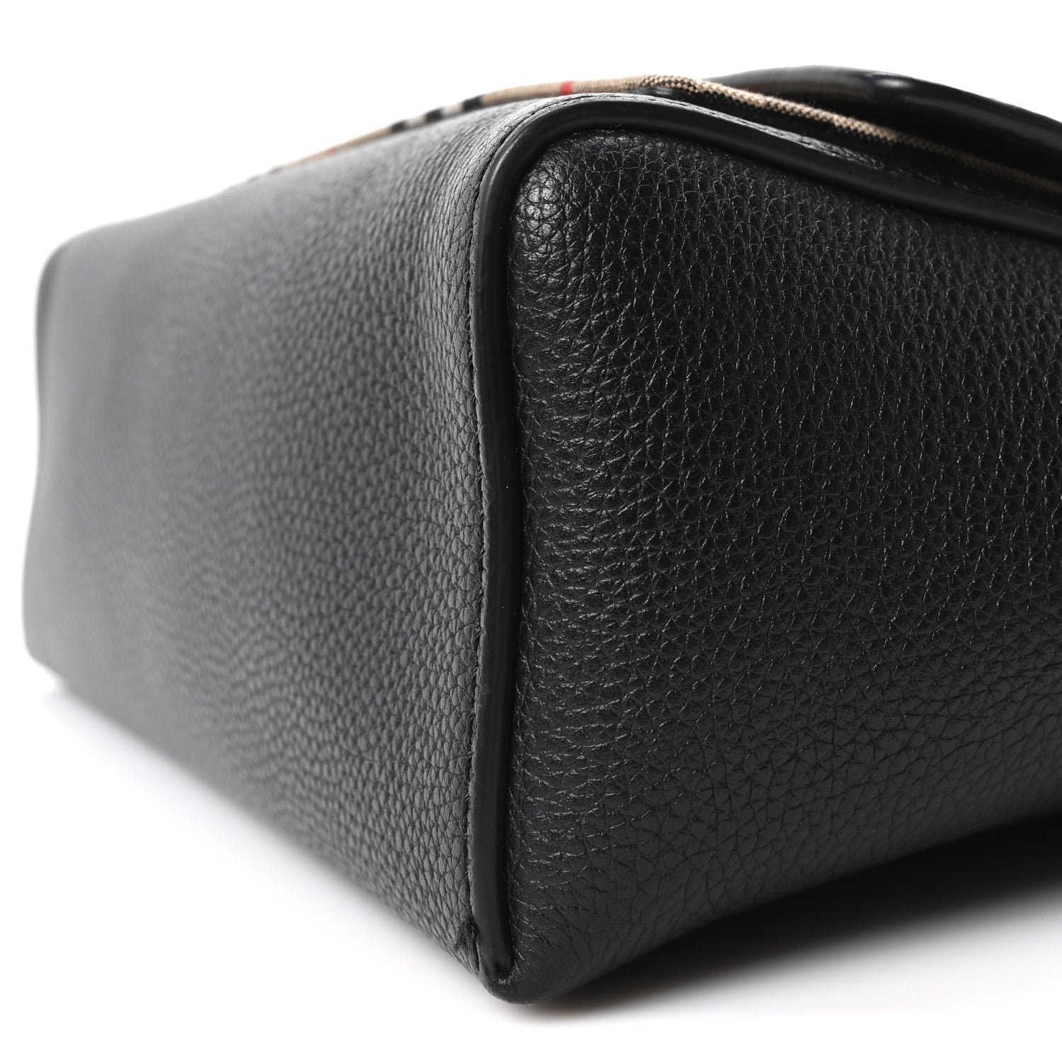 Burberry Coated Canvas Calfskin Vintage Check Medium Note