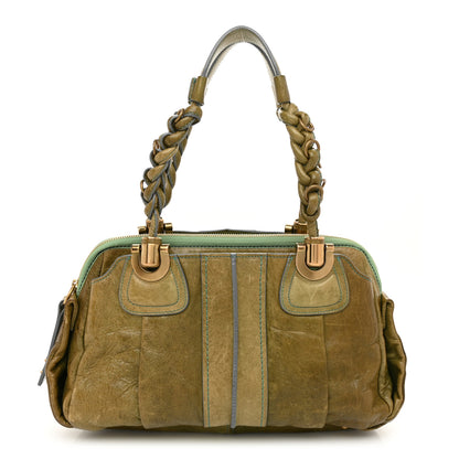 Chloe Lambskin Heloise Satchel 1 of 9