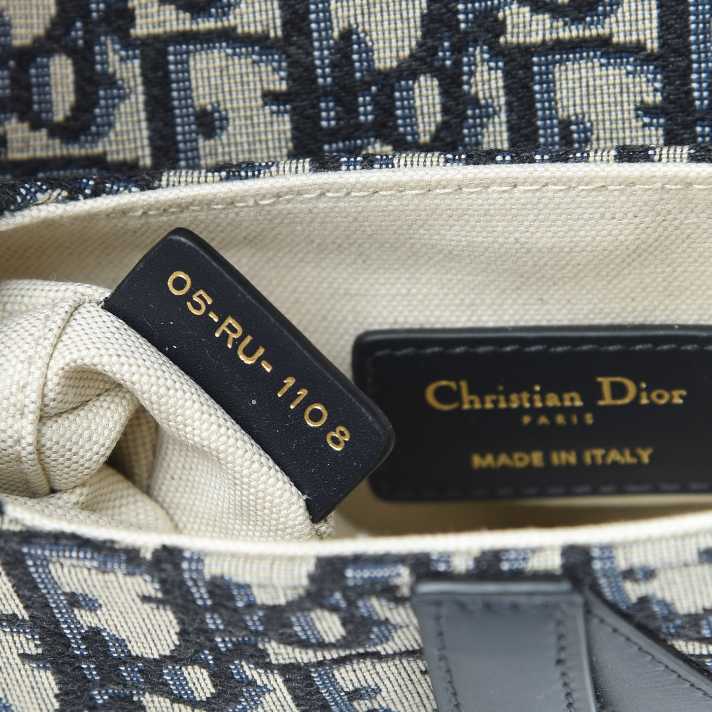 Oblique Mini Saddle Bag Blue